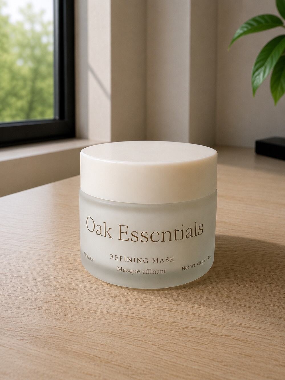 $68 Oak Essentials Refining Mask 40g Blue Tansy Exfoliating Face Mask New